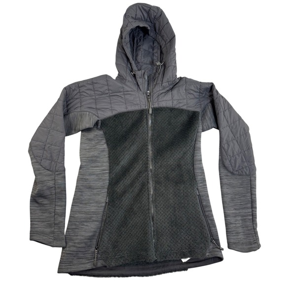 Burton Jackets & Blazers - Burton Ak Zulu Insulator Womens Hooded Fleece Jacket Black Size S